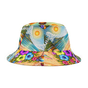 60s Tropical Beach Party - Bucket Hat - Playing Hooki