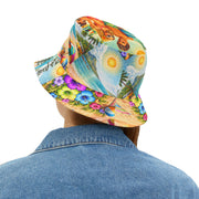 60s Tropical Beach Party - Bucket Hat - Playing Hooki