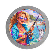 90s Fishing Babe - Bucket Hat - Playing Hooki
