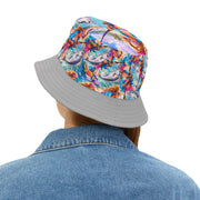 90s Fishing Babe - Bucket Hat - Playing Hooki