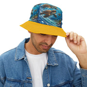 Baby Turtles at Sunset v1 - Bucket Hat - Playing Hooki