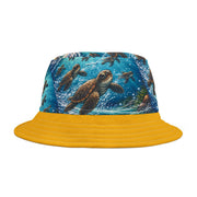 Baby Turtles at Sunset v1 - Bucket Hat - Playing Hooki