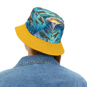 Baby Turtles at Sunset v1 - Bucket Hat - Playing Hooki