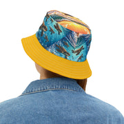 Baby Turtles at Sunset v2 - Bucket Hat - Playing Hooki