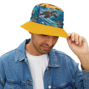 Baby Turtles at Sunset v2 - Bucket Hat - Playing Hooki