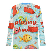 Big Fish, Little Fish - 60s BFFs Fishing - 2 x Rashies - Playing Hooki