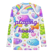 Big Fish, Little Fish - Blue Gummy Fishing - 2 x Rashie - Playing Hooki