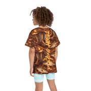 Cowgirl at Sunset - Kids & Youth Performance Tee - Playing Hooki