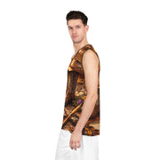 Cowgirl at Sunset - Mesh Tank Jersey - Playing Hooki