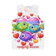 Cute Fish All - Over Print Basketball Jersey — 