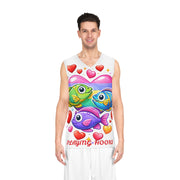 Cute Fish All - Over Print Basketball Jersey — 