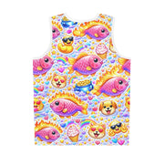 Cute Fish All - Over Print Basketball Jersey — 
