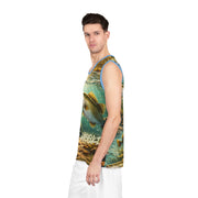 Fishing for Bass - Mesh Tank Jersey - Playing Hooki
