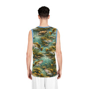 Fishing for Bass - Mesh Tank Jersey - Playing Hooki