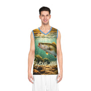 Fishing for Bass - Mesh Tank Jersey - Playing Hooki