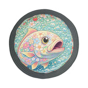 Floral Strawberry Fish - Bucket Hat - Playing Hooki
