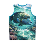 Giant Mahi Mahi - Mesh Tank Jersey - Playing Hooki