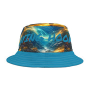 Golden Humpback Whales - Bucket Hat - Playing Hooki