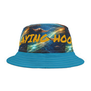 Golden Manta Ray - Bucket Hat - Playing Hooki