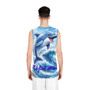 Happy Dolphin - Mesh Tank Jersey - Playing Hooki