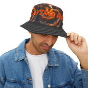 Koi Galaxy Swirl - Bucket Hat - Playing Hooki