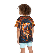 Koi Galaxy Swirl - Kids & Youth Performance Jersey - Playing Hooki