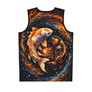 Koi Galaxy Swirl - Mesh Tank Jersey - Playing Hooki