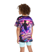 Neon Angler - Kids & Youth Performance Jersey - Playing Hooki