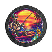 Neon Fishing Skeleton - Bucket Hat - Playing Hooki