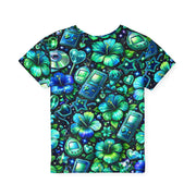 Neon Gamer Star - Kids & Youth Performance Jersey - Playing Hooki