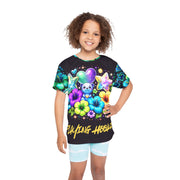 Neon Gamer Star - Kids & Youth Performance Jersey - Playing Hooki