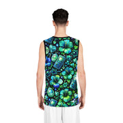 Neon Gamer Star - Mesh Tank Jersey - Playing Hooki