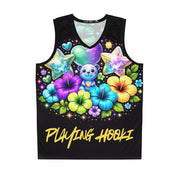 Neon Gamer Star - Mesh Tank Jersey - Playing Hooki