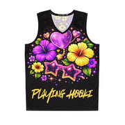 Neon Gamer Sunnies - Mesh Tank Jersey - Playing Hooki