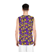 Neon Hibiscus Gamer - Mesh Tank Jersey - Playing Hooki