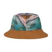 Ocean Waves & Fish - Bucket Hat - Playing Hooki