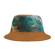 Ocean Waves & Fish - Bucket Hat - Playing Hooki