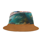 Ocean Waves & Fish - Bucket Hat - Playing Hooki