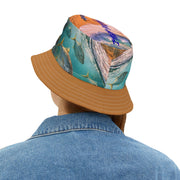 Ocean Waves & Fish - Bucket Hat - Playing Hooki