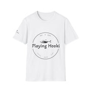 Playing Hooki Fishing T-Shirt — Vintage Fisherman Logo Tee - Playing Hooki