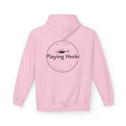 Playing Hooki - Fleece Hoodie - Vintage Graphic Pullover - Playing Hooki