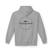 Playing Hooki - Fleece Hoodie - Vintage Graphic Pullover - Playing Hooki