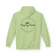Playing Hooki - Fleece Hoodie - Vintage Graphic Pullover - Playing Hooki