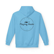Playing Hooki - Fleece Hoodie - Vintage Graphic Pullover - Playing Hooki