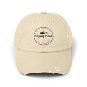 Playing Hooki - Vintage Look Distressed Baseball Cap - Playing Hooki