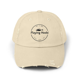 Playing Hooki - Vintage Look Distressed Baseball Cap - Playing Hooki