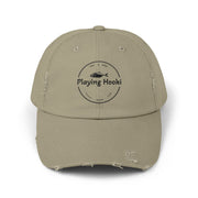 Playing Hooki - Vintage Look Distressed Baseball Cap - Playing Hooki