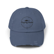 Playing Hooki - Vintage Look Distressed Baseball Cap - Playing Hooki