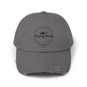 Playing Hooki - Vintage Look Distressed Baseball Cap - Playing Hooki
