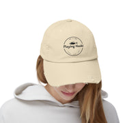 Playing Hooki - Vintage Look Distressed Baseball Cap - Playing Hooki